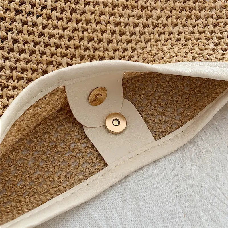 Golden Woven Underarm Bag for Women Large Capacity — feature 4