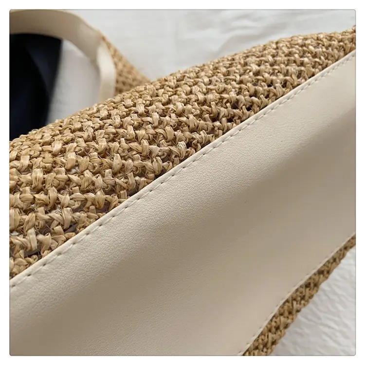 Golden Woven Underarm Bag for Women Large Capacity — feature 50