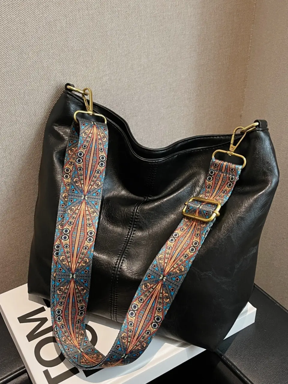 2024 Women's Large Leather Shoulder Crossbody Bag - Image 6