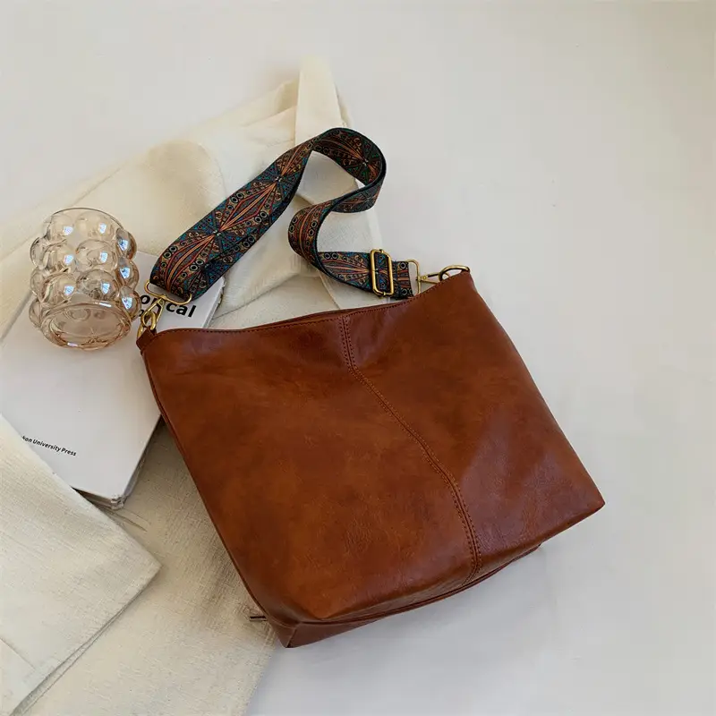 2024 Women's Large Leather Shoulder Crossbody Bag - Image 2