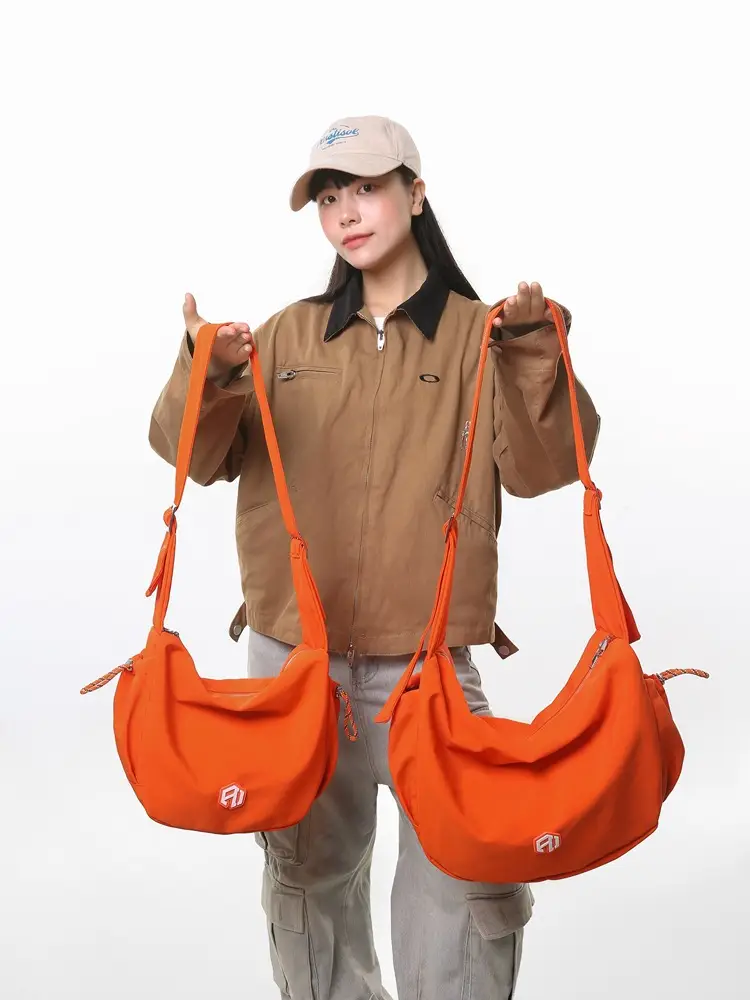 Large Capacity Crossbody Bag for Women Men Lightweight Street Trendy - Image 2