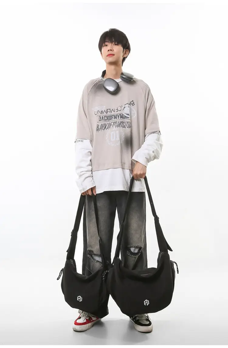 Large Capacity Crossbody Bag for Women Men Lightweight Street Trendy — feature 12