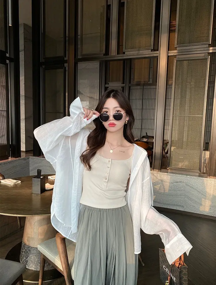 Button Camisole Women's Bracket Tube Top Outer Wear Fixed Cup Breathable Comfortable All-match Anti-light Inner Tube Top — feature 14