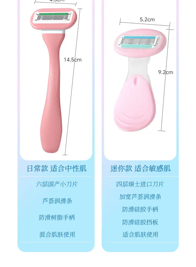 Universal Private Parts Shaving Knife for Men Women No Black Spots — feature 24