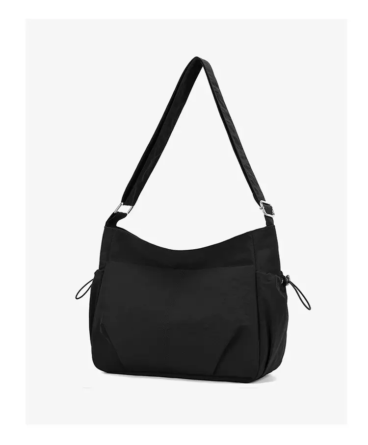 Women's Waterproof Nylon Crossbody Bag Large Capacity Purple — feature 14