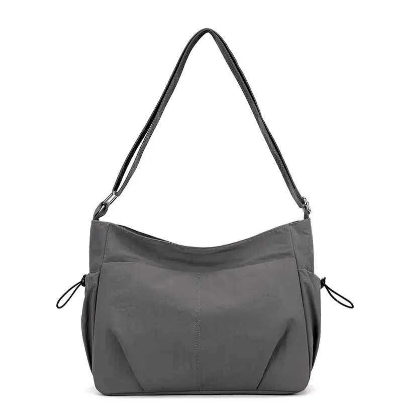 Women's Waterproof Nylon Crossbody Bag Large Capacity Purple - Image 2