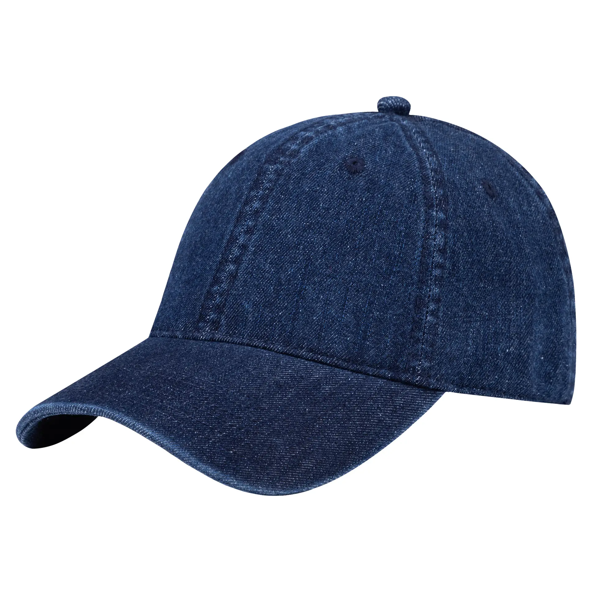 Blue Wash Denim Baseball Cap for Women Men