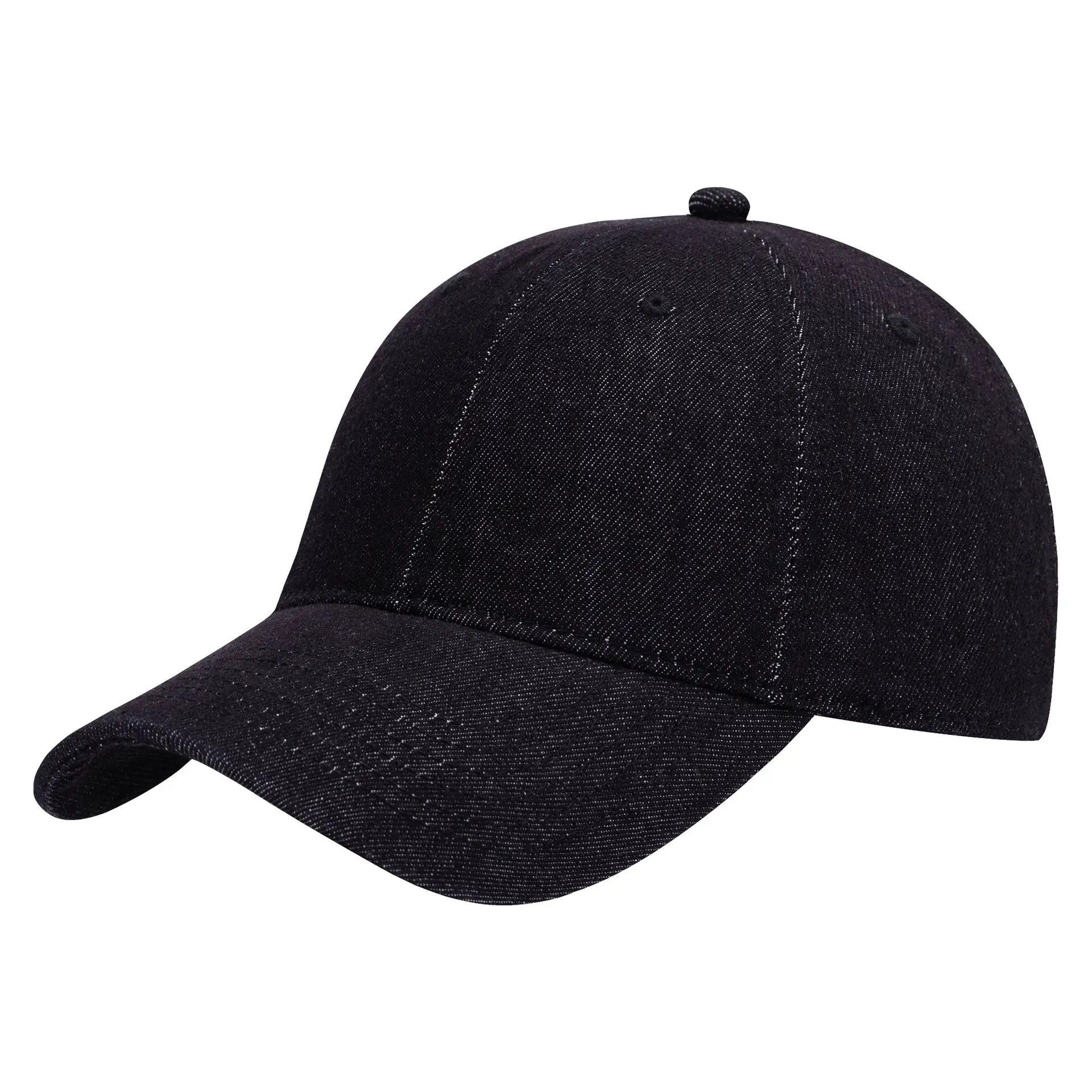 Blue Wash Denim Baseball Cap for Women Men