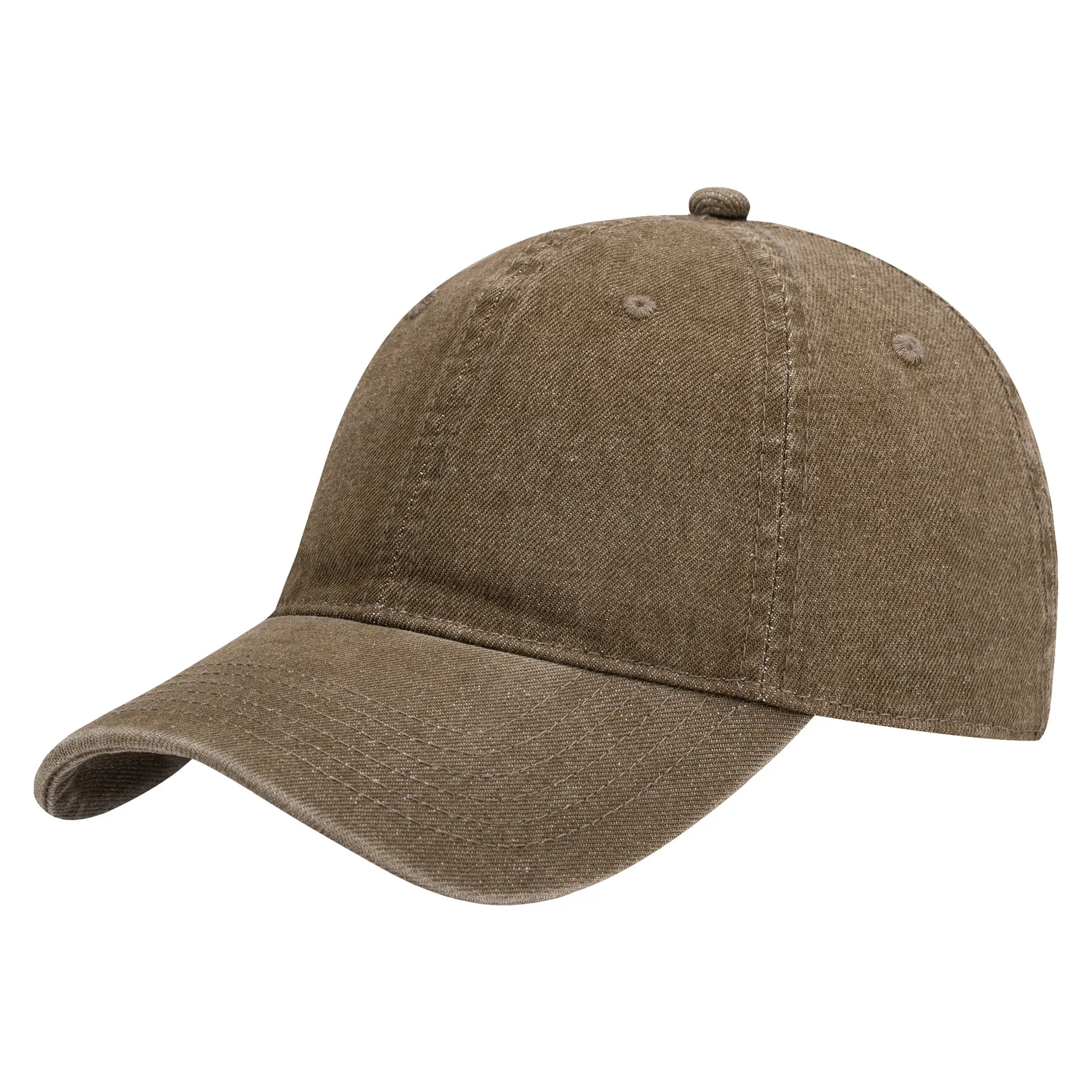 Blue Wash Denim Baseball Cap for Women Men