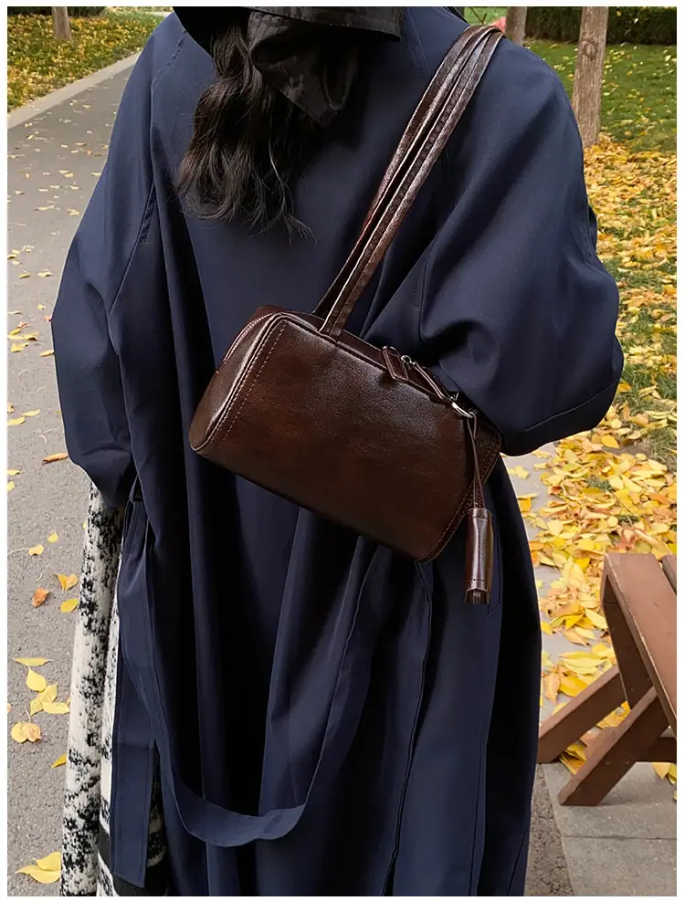 Black Crossbody Bag for Women 2026 Autumn Winter - Image 6