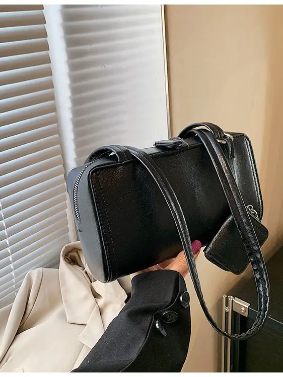 Black Crossbody Bag for Women 2026 Autumn Winter - Image 7
