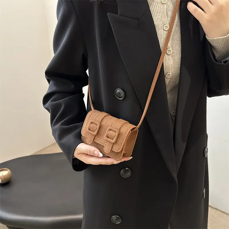 Retro 2024 Women's Crossbody Shoulder Bag Brown - Image 6
