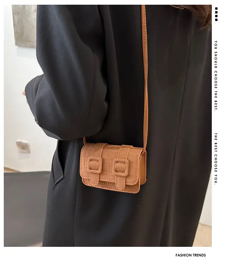 Retro 2024 Women's Crossbody Shoulder Bag Brown — feature 2