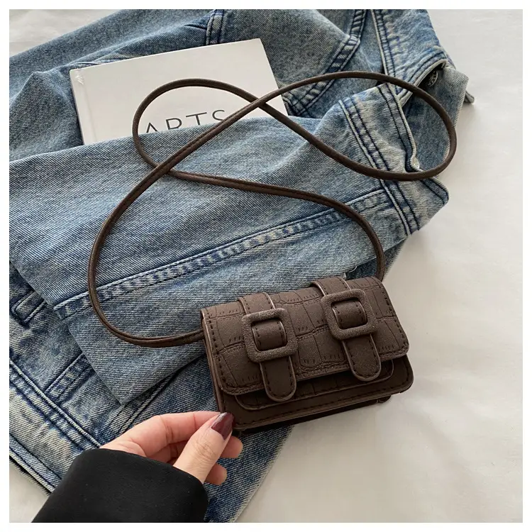Retro 2024 Women's Crossbody Shoulder Bag Brown — feature 23