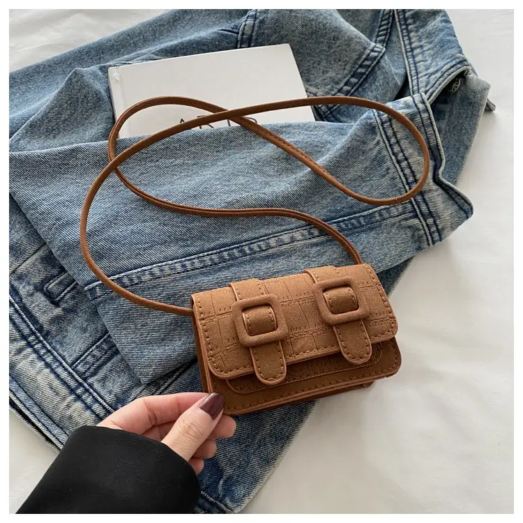 Retro 2024 Women's Crossbody Shoulder Bag Brown — feature 24