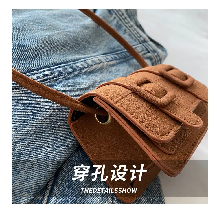 Retro 2024 Women's Crossbody Shoulder Bag Brown — feature 6
