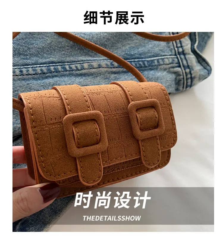 Retro 2024 Women's Crossbody Shoulder Bag Brown — feature 8