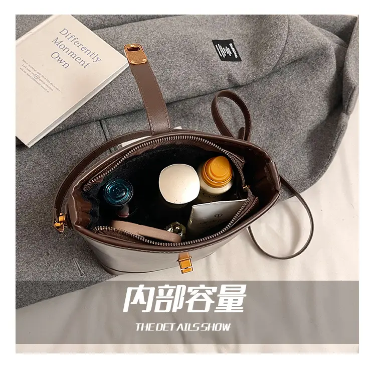 2024 Women's Retro Shoulder Crossbody Bag Black — feature 2