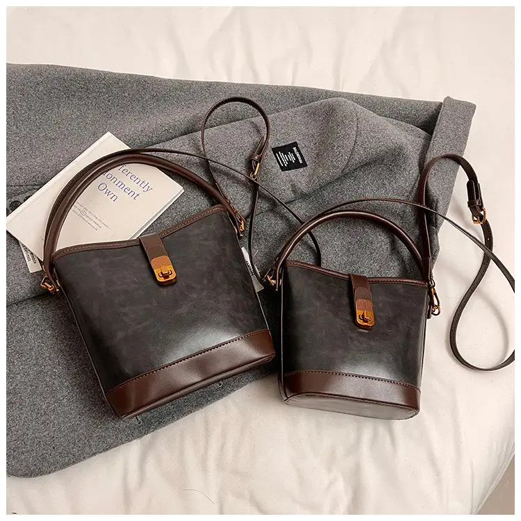 2024 Women's Retro Shoulder Crossbody Bag Black — feature 23