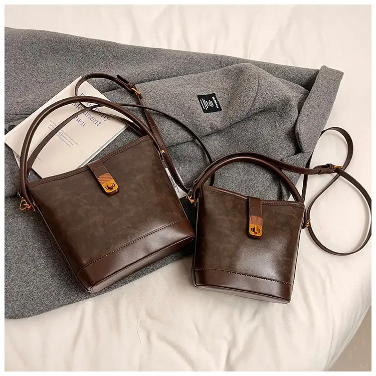 2024 Women's Retro Shoulder Crossbody Bag Black — feature 25