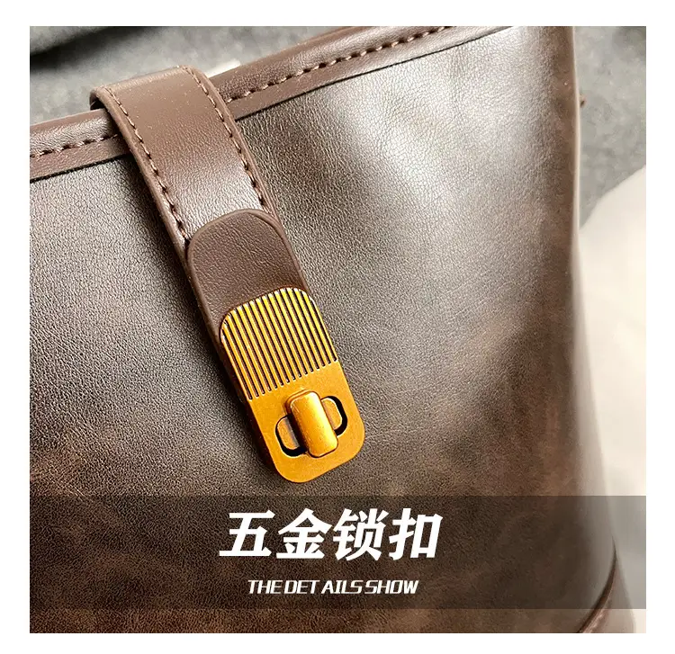 2024 Women's Retro Shoulder Crossbody Bag Black — feature 7