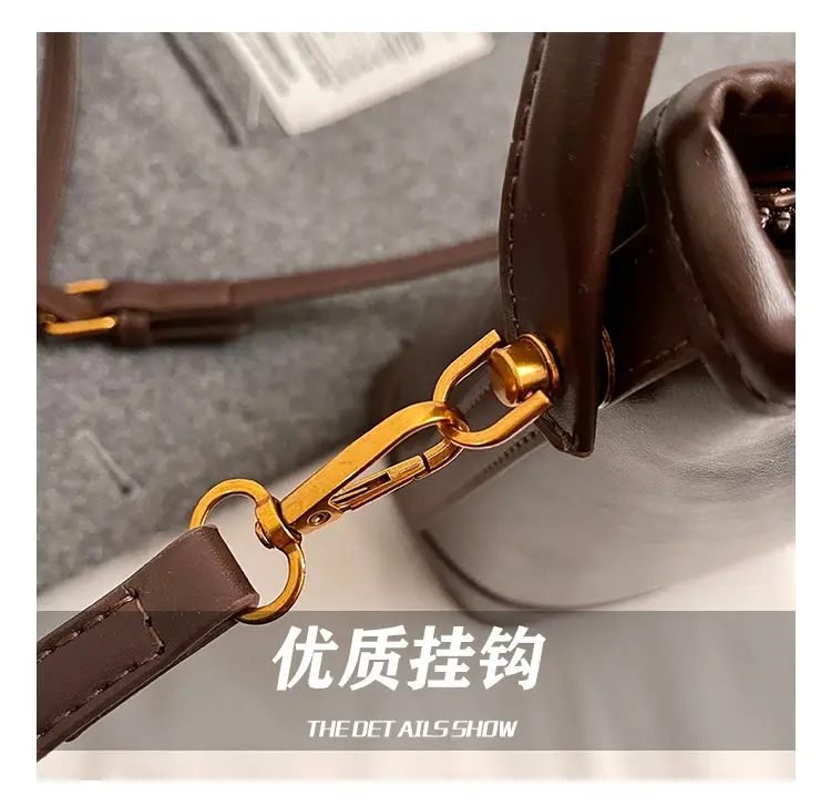 2024 Women's Retro Shoulder Crossbody Bag Black — feature 8