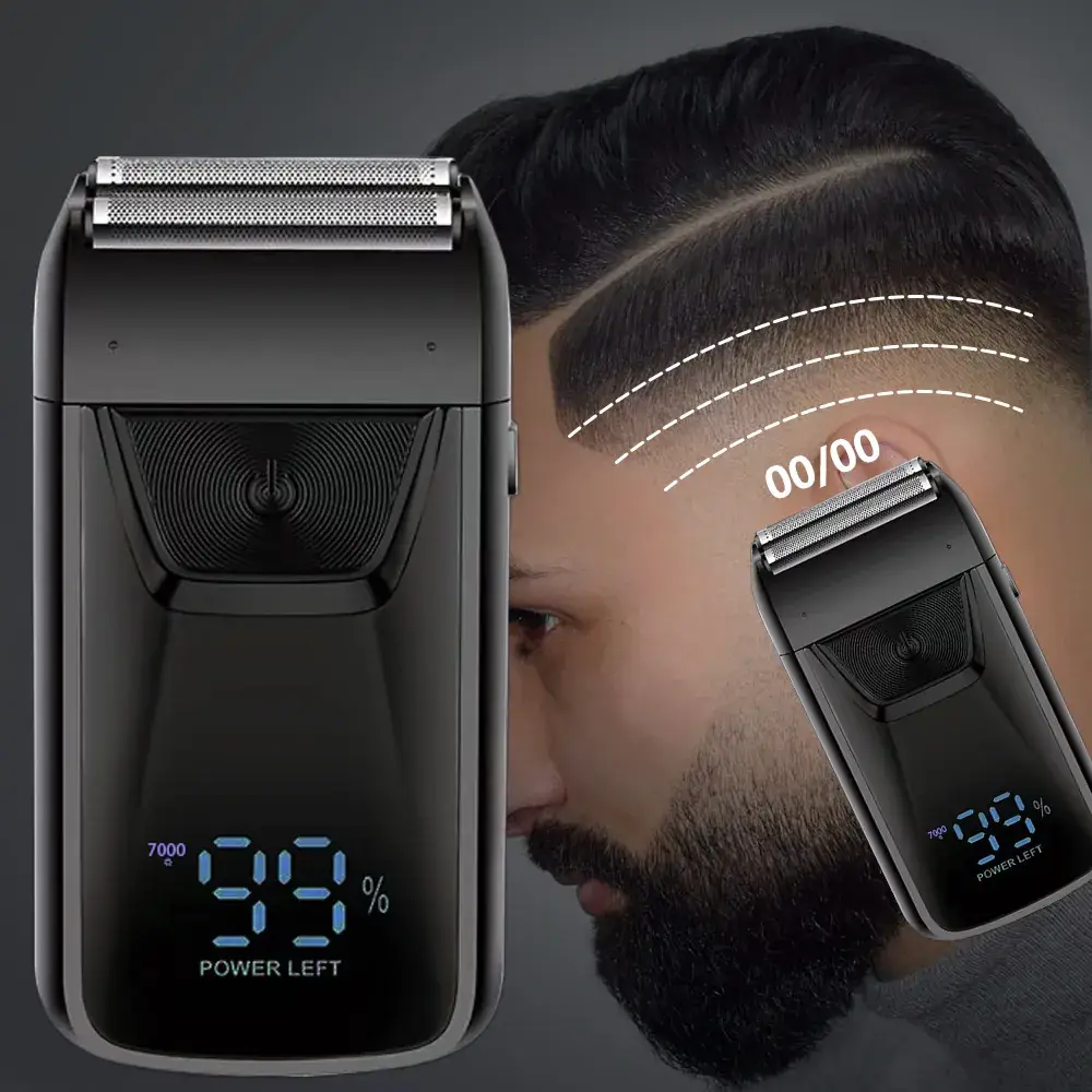 Digital Display Electric Hair Clipper with Blade & USB Cable — feature 10