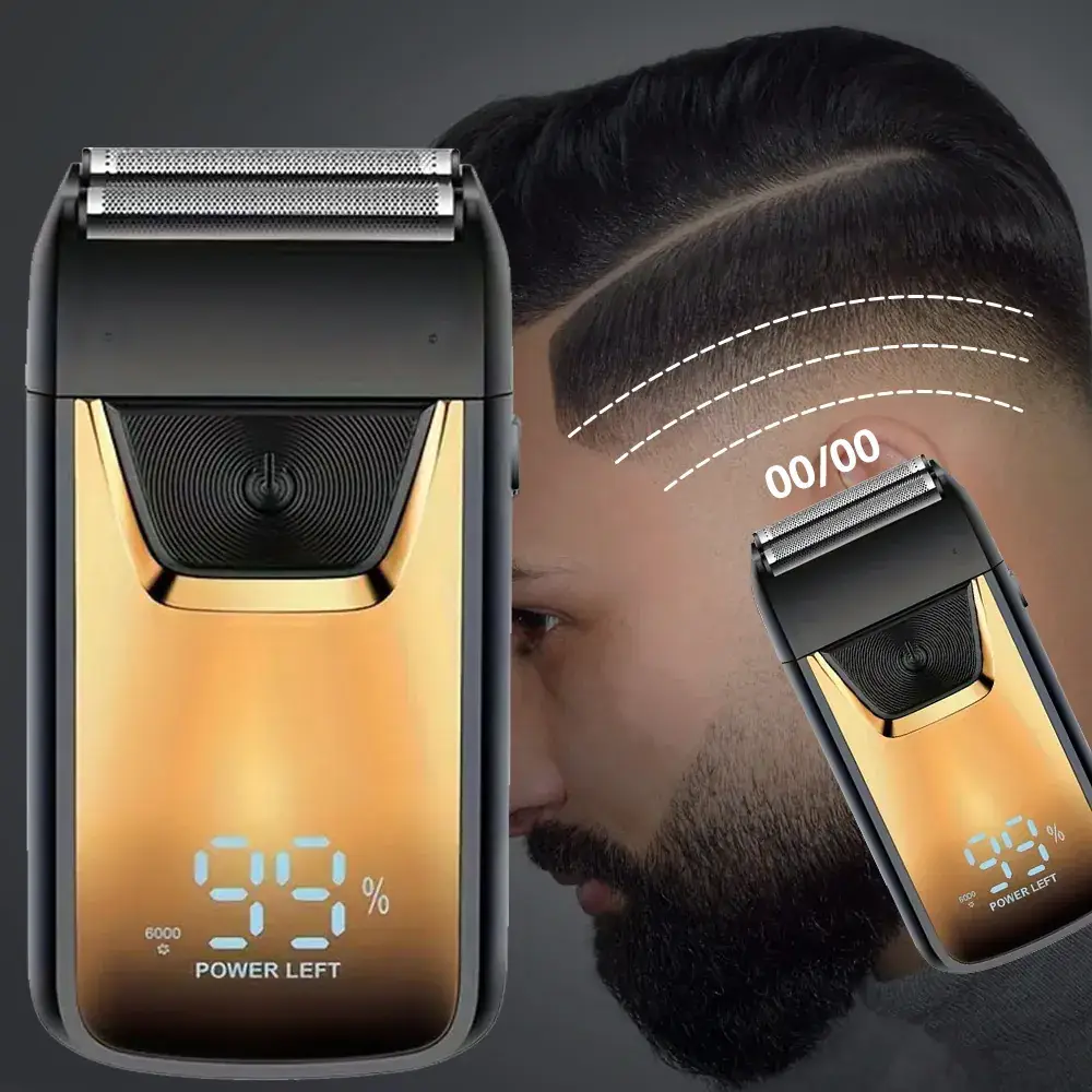 Digital Display Electric Hair Clipper with Blade & USB Cable — feature 2