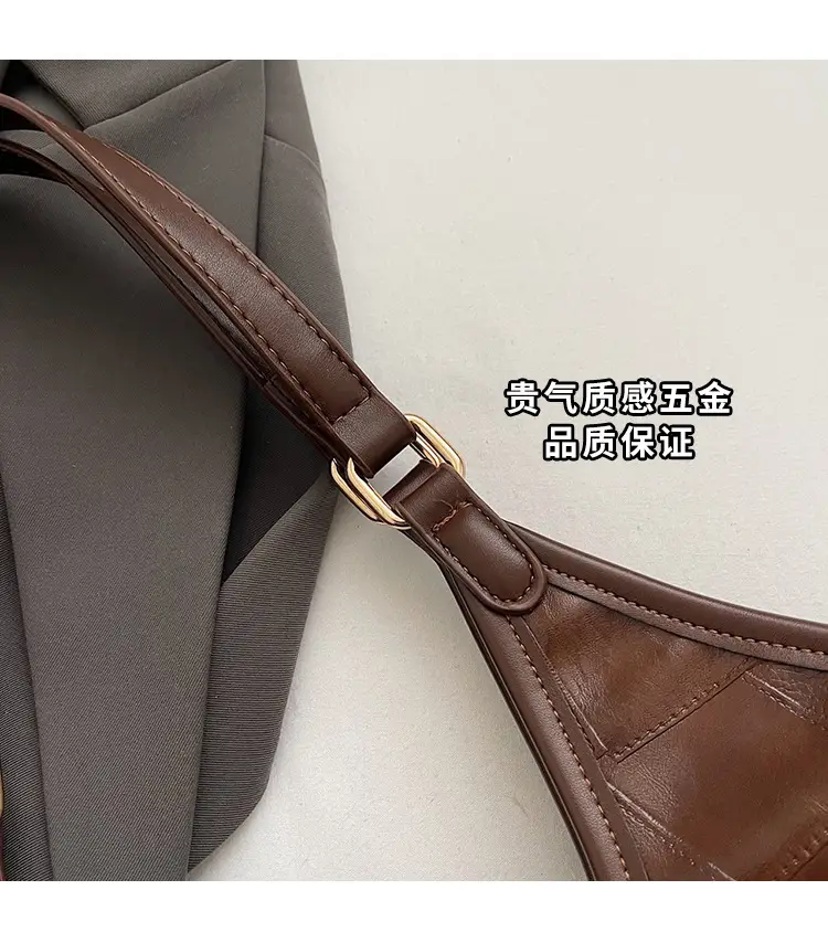 Brown Leather Tote Bag for Women Autumn Winter 2024 — feature 5
