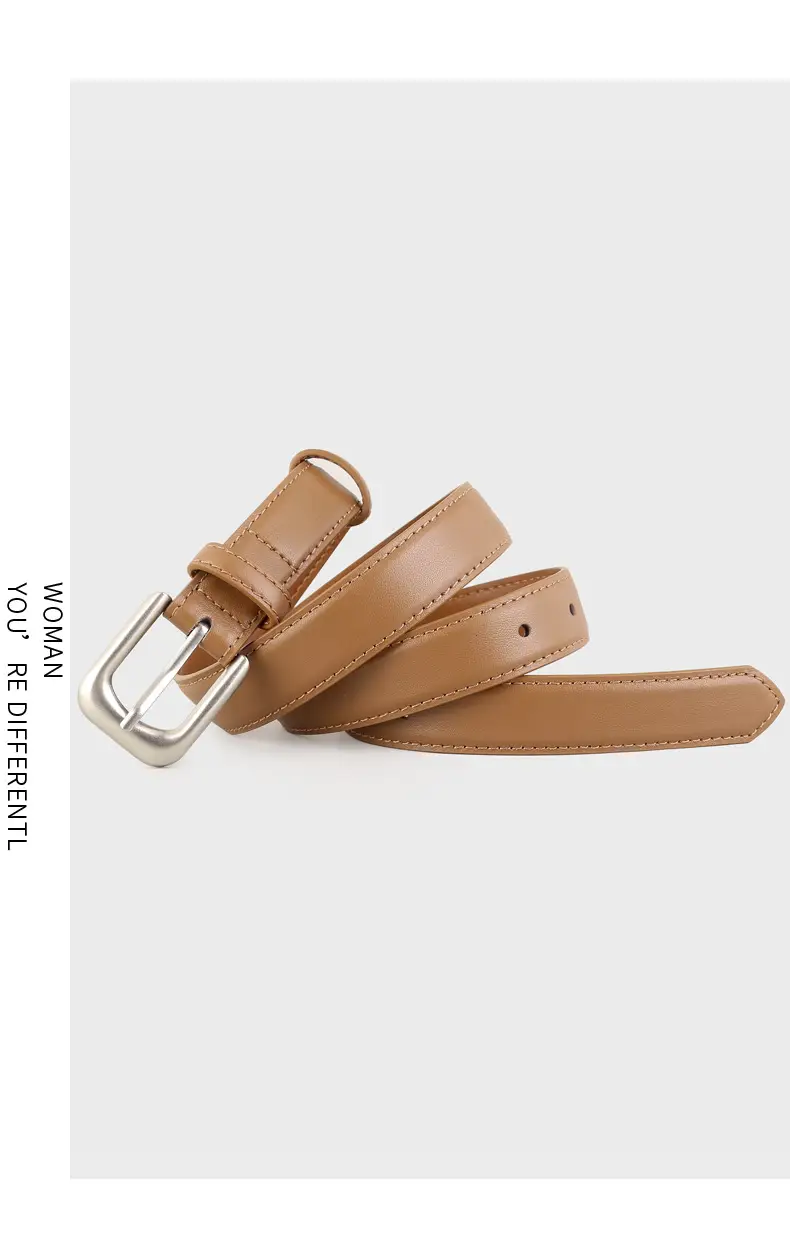 2025 New Women Cowhide Belt with Pin Buckle — feature 12