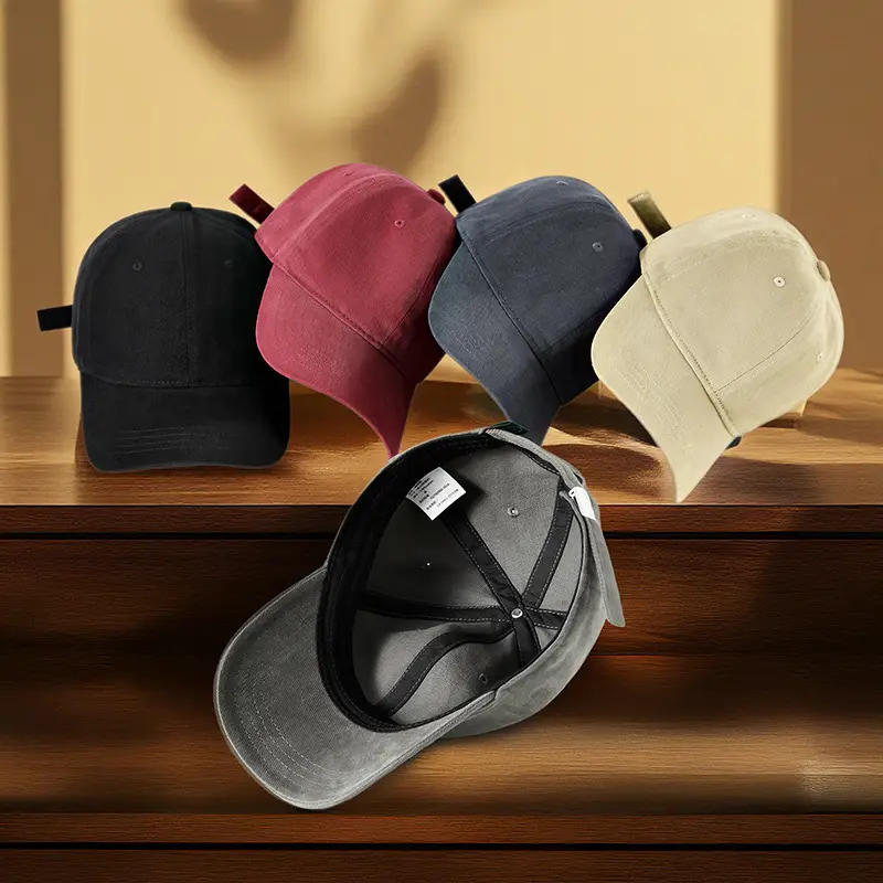 Autumn Winter Wool Cotton Baseball Cap with Sunshade - Image 9