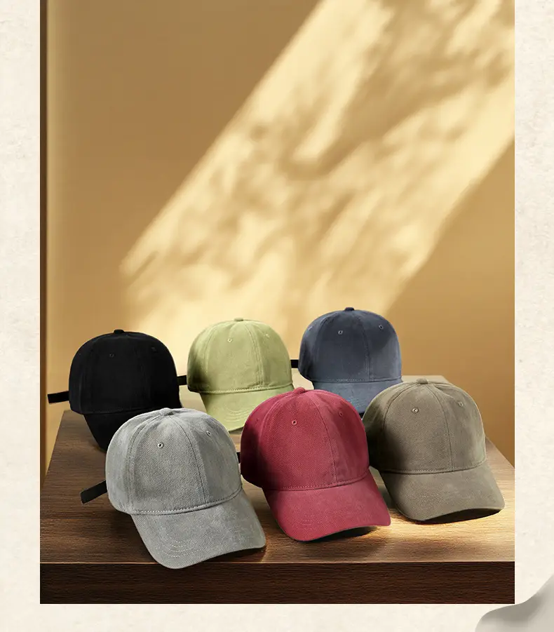 Autumn Winter Wool Cotton Baseball Cap with Sunshade — feature 15