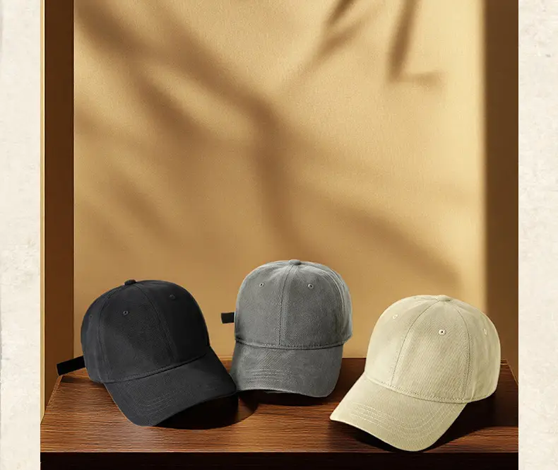 Autumn Winter Wool Cotton Baseball Cap with Sunshade — feature 21