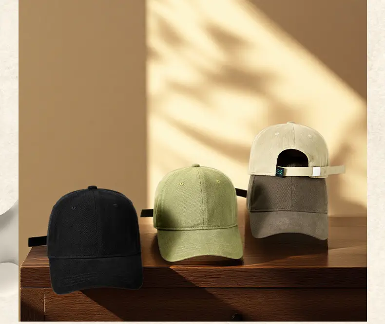 Autumn Winter Wool Cotton Baseball Cap with Sunshade — feature 25