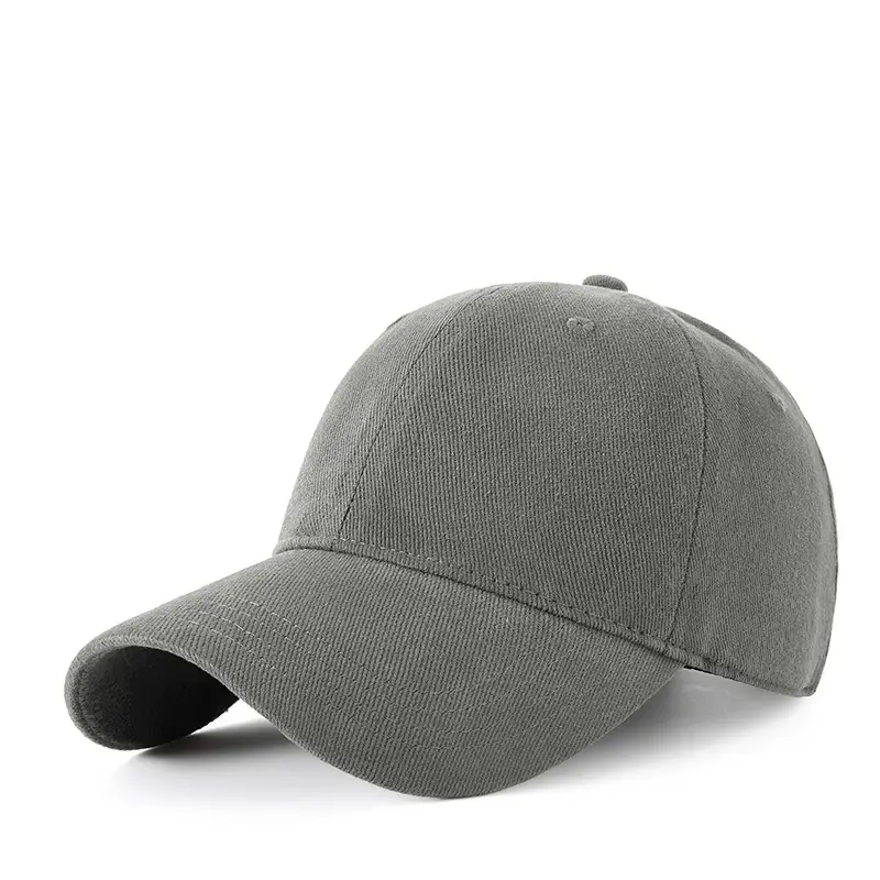 Autumn Winter Wool Cotton Baseball Cap with Sunshade - Image 3