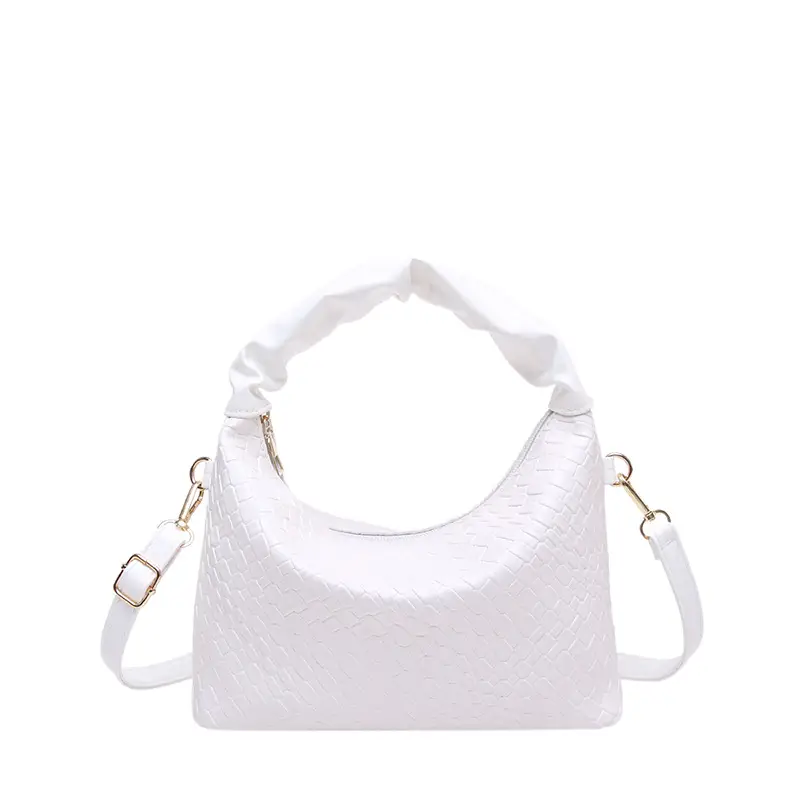 Women's Woven Shoulder Bag Beige 2024 New Fashion - Image 2