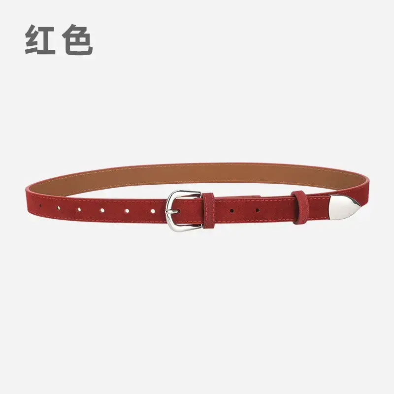 Women's Korean Style Frosted Belt with Pin Buckle - Image 2