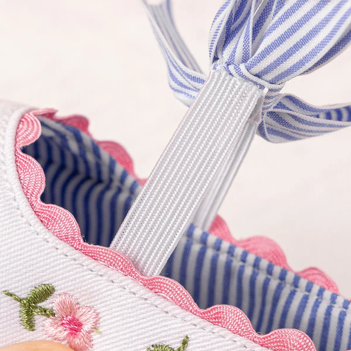 Princess Striped Bow Baby Shoes for Spring Summer — feature 13