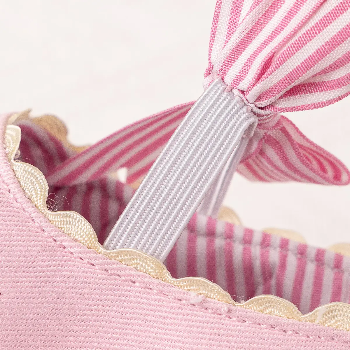 Princess Striped Bow Baby Shoes for Spring Summer — feature 20