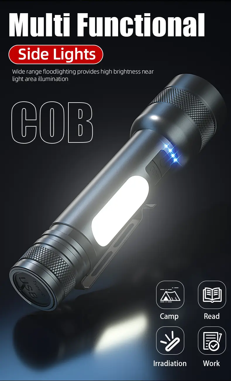 Portable Waterproof Flashlight for Outdoor Use β feature 7