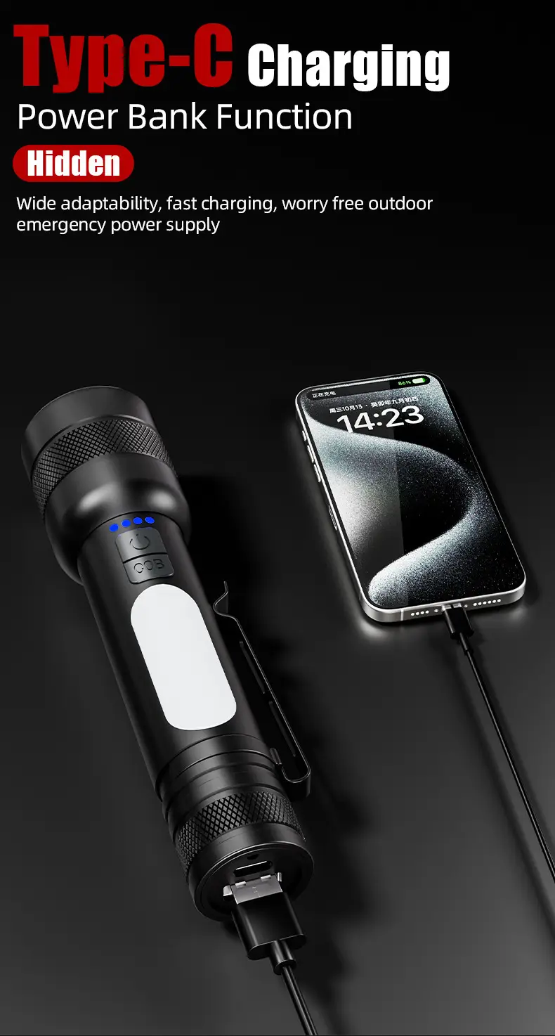 Portable Waterproof Flashlight for Outdoor Use β feature 9