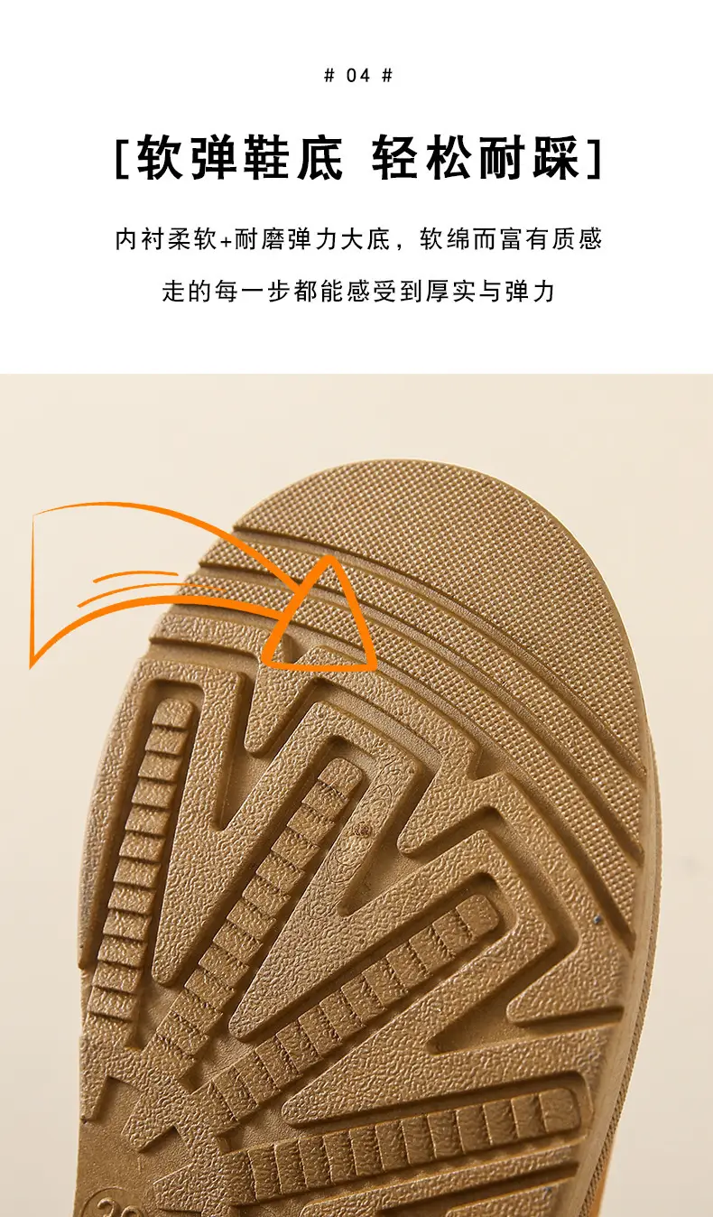 Cross-Border New Style Solid Color Faux Suede Patchwork Ethnic Slippers Thick-Soled Non-Slip Lightweight Warm Cotton Slippers for Women 2026 — feature 7