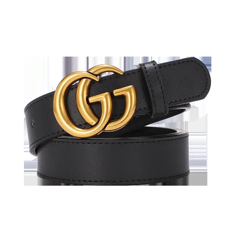 Double G Classic Belt for Women Black Red Gold — feature 1