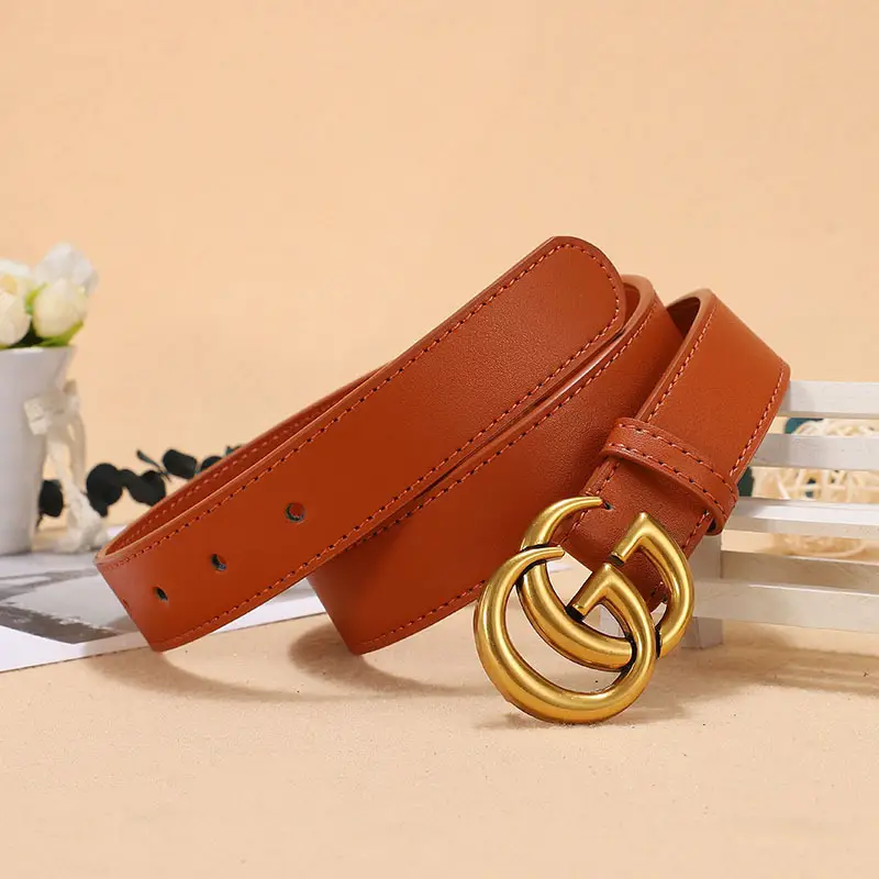 Double G Classic Belt for Women Black Red Gold — feature 7