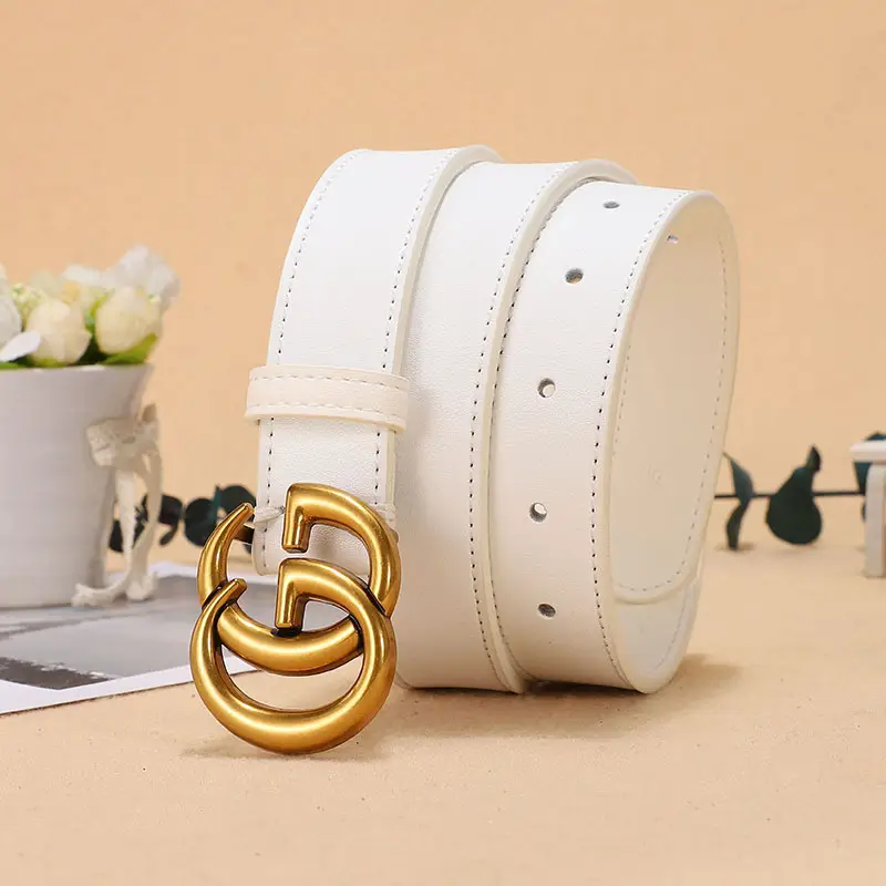 Double G Classic Belt for Women Black Red Gold — feature 9