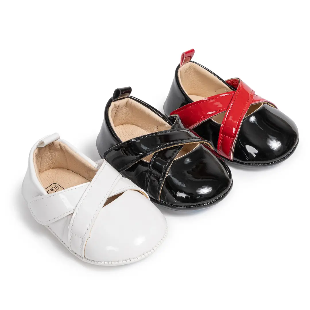 2025 spring and summer new baby shoes princess shoes velcro non-slip breathable toddler shoes baby shoes - Image 2