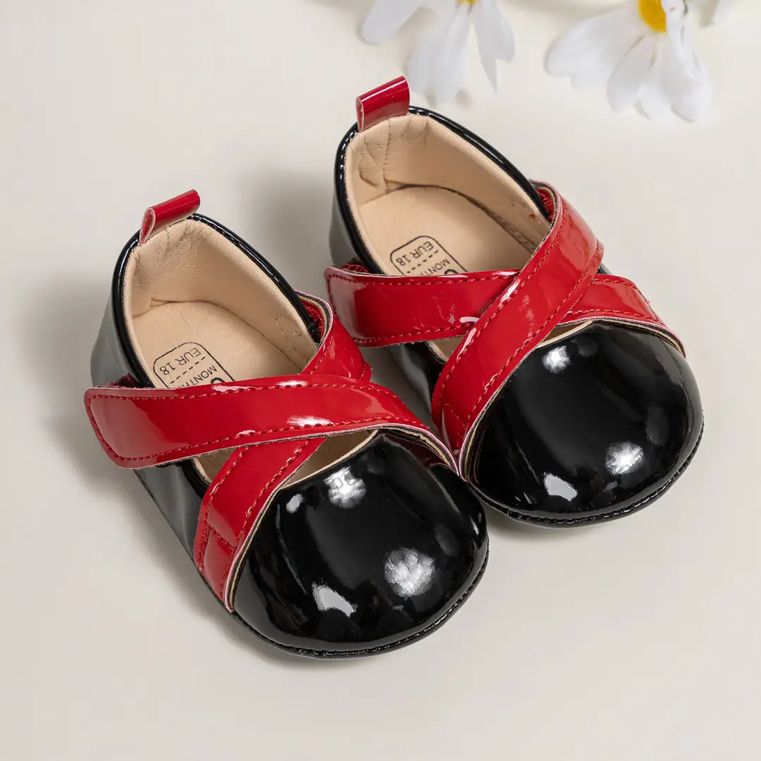 2025 spring and summer new baby shoes princess shoes velcro non-slip breathable toddler shoes baby shoes - Image 5
