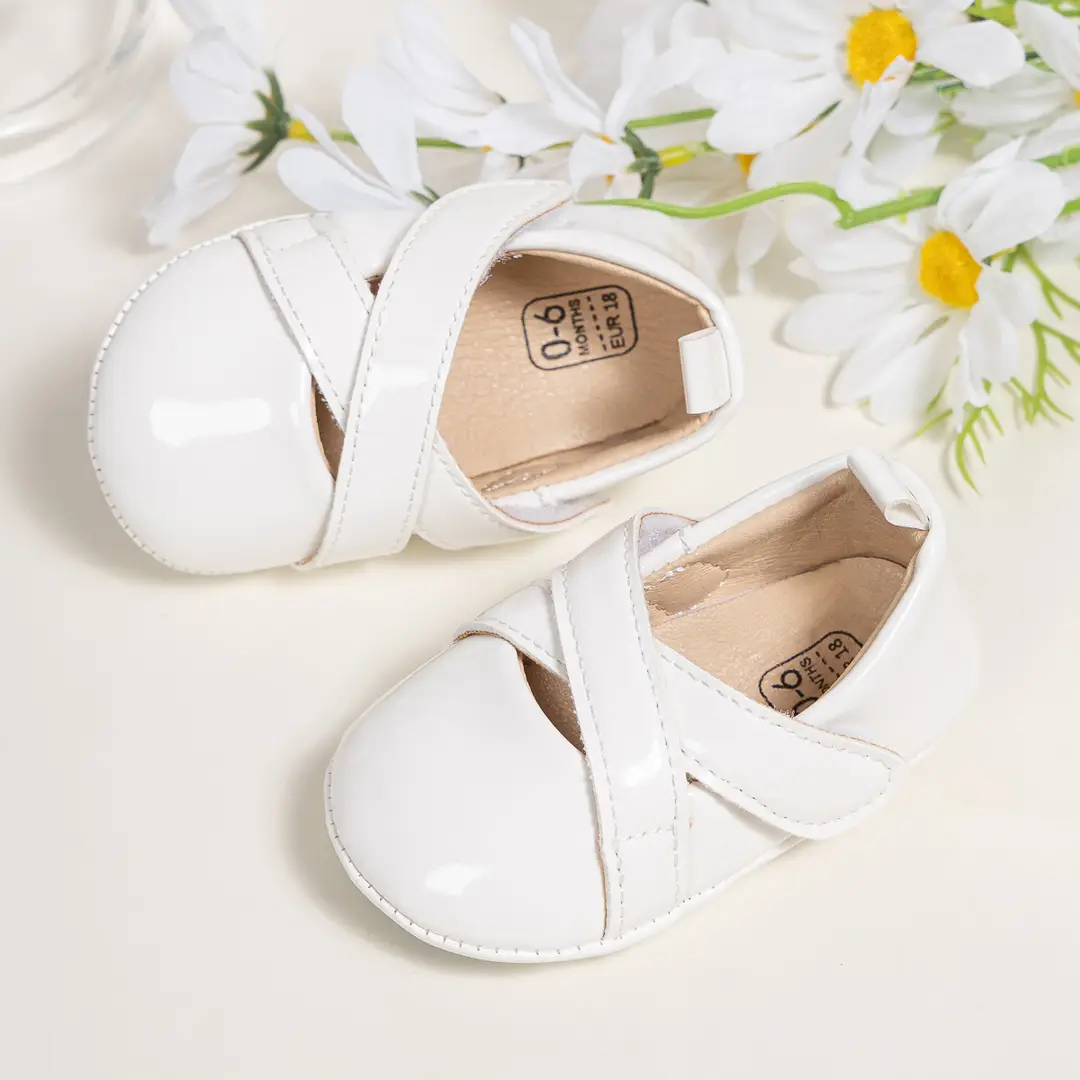 2025 spring and summer new baby shoes princess shoes velcro non-slip breathable toddler shoes baby shoes — feature 11