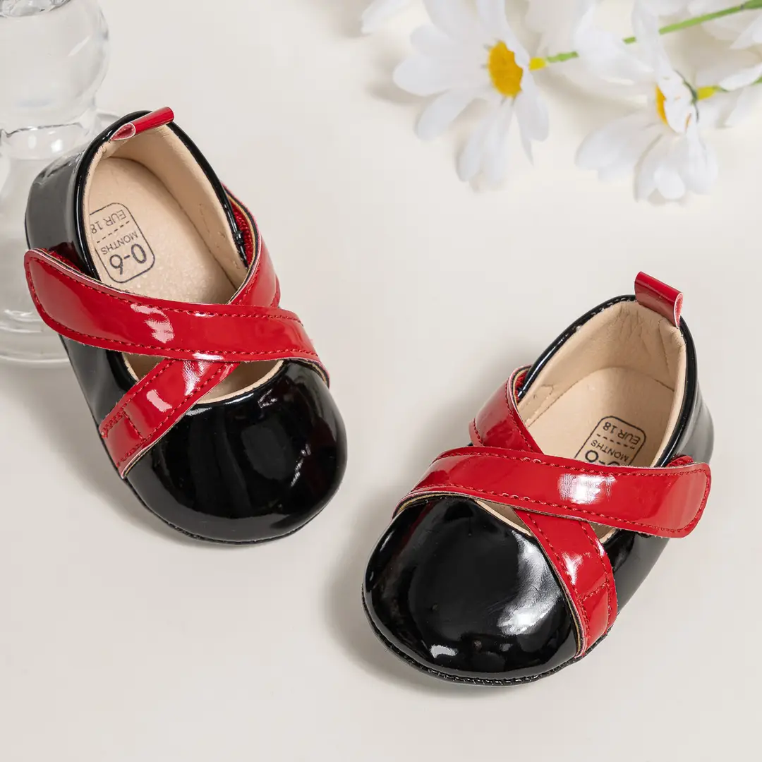 2025 spring and summer new baby shoes princess shoes velcro non-slip breathable toddler shoes baby shoes — feature 17