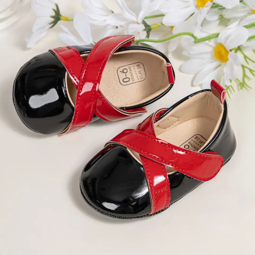 2025 spring and summer new baby shoes princess shoes velcro non-slip breathable toddler shoes baby shoes — feature 19